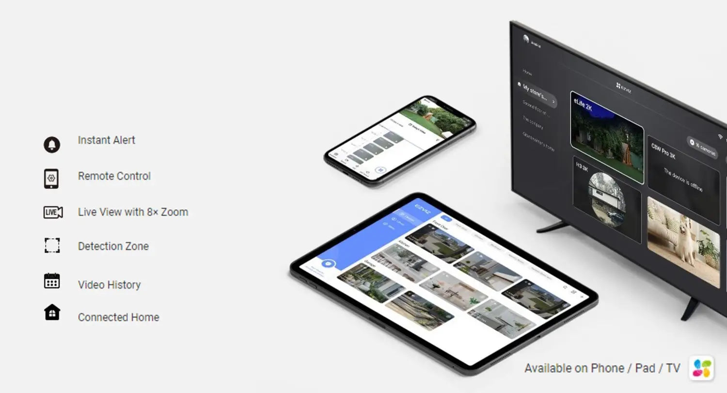 EZVIZ H3 3K (5MP) WIFI SMART HOME CAMERA
