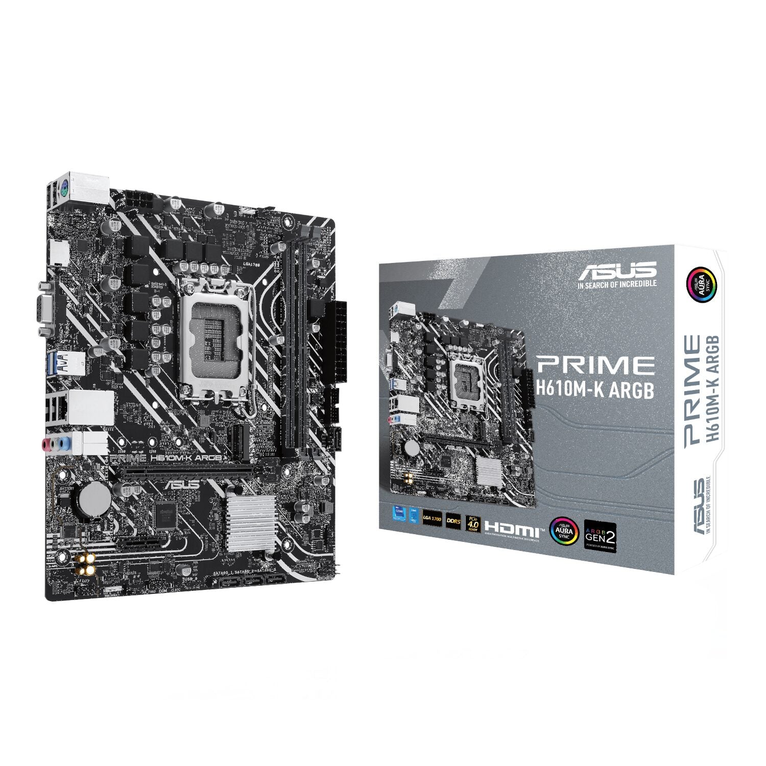 Asus PRIME H610M-R DDR5 LGA1700 Micro-ATX Motherboard - Guards On Duty Shop & Security Guards