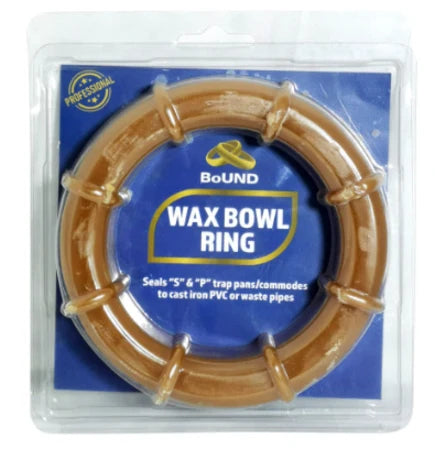 Bound Wax Bowl Ring - Brown (5 Pack)
