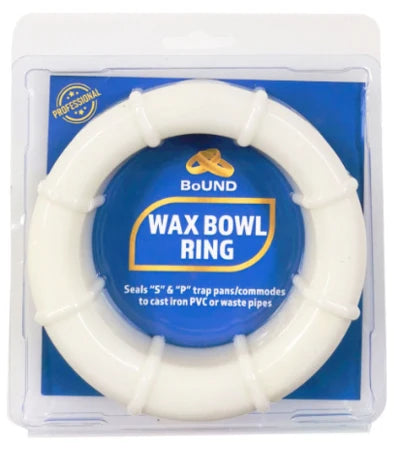 Bound Wax Bowl Ring - White (4 Pack)