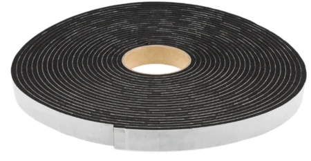 Double Sided Tape Black 0.8 X 18MM X 1M - Price Per Pack Of 10