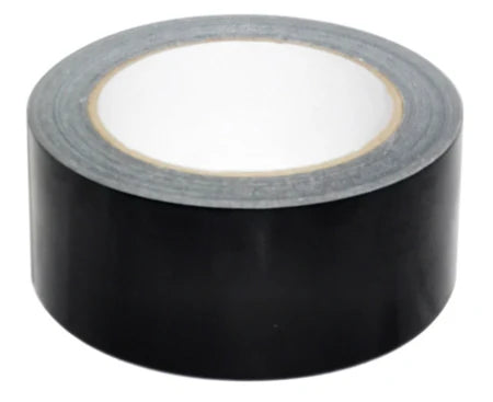 Duct Tape 48MM X 25M - Black (2 Pack)