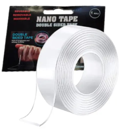 Nano Tape - Re-usable Double Sided Tape 2MM X 25MM X 1.5m (2 Pack)