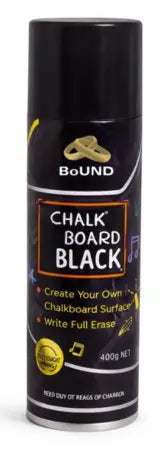 Bound Chalk Board Paint 450ml - Black