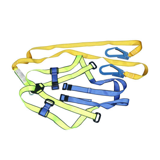 Pinnacle Double Lanyard Full Body Harness with Scaffold Hook