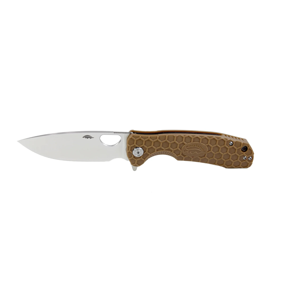 Honey Badger Flipper 8Cr13MoV - Large - Tan