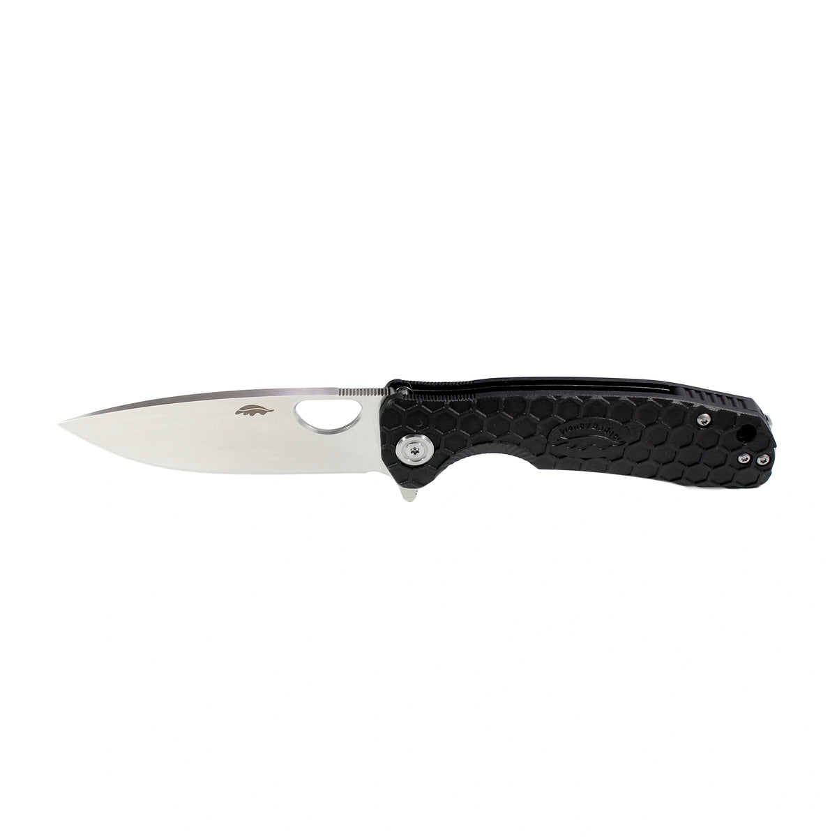 Honey Badger Flipper D2 - Medium (No Choil) - Black