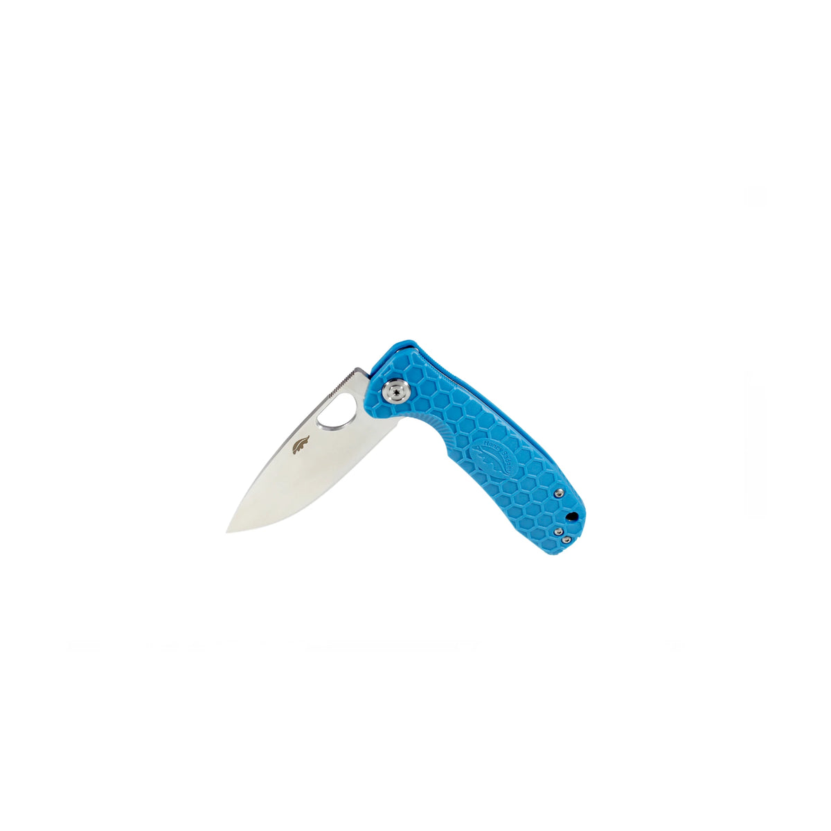 Honey Badger Flipper D2 - Small (No Choil) - Blue