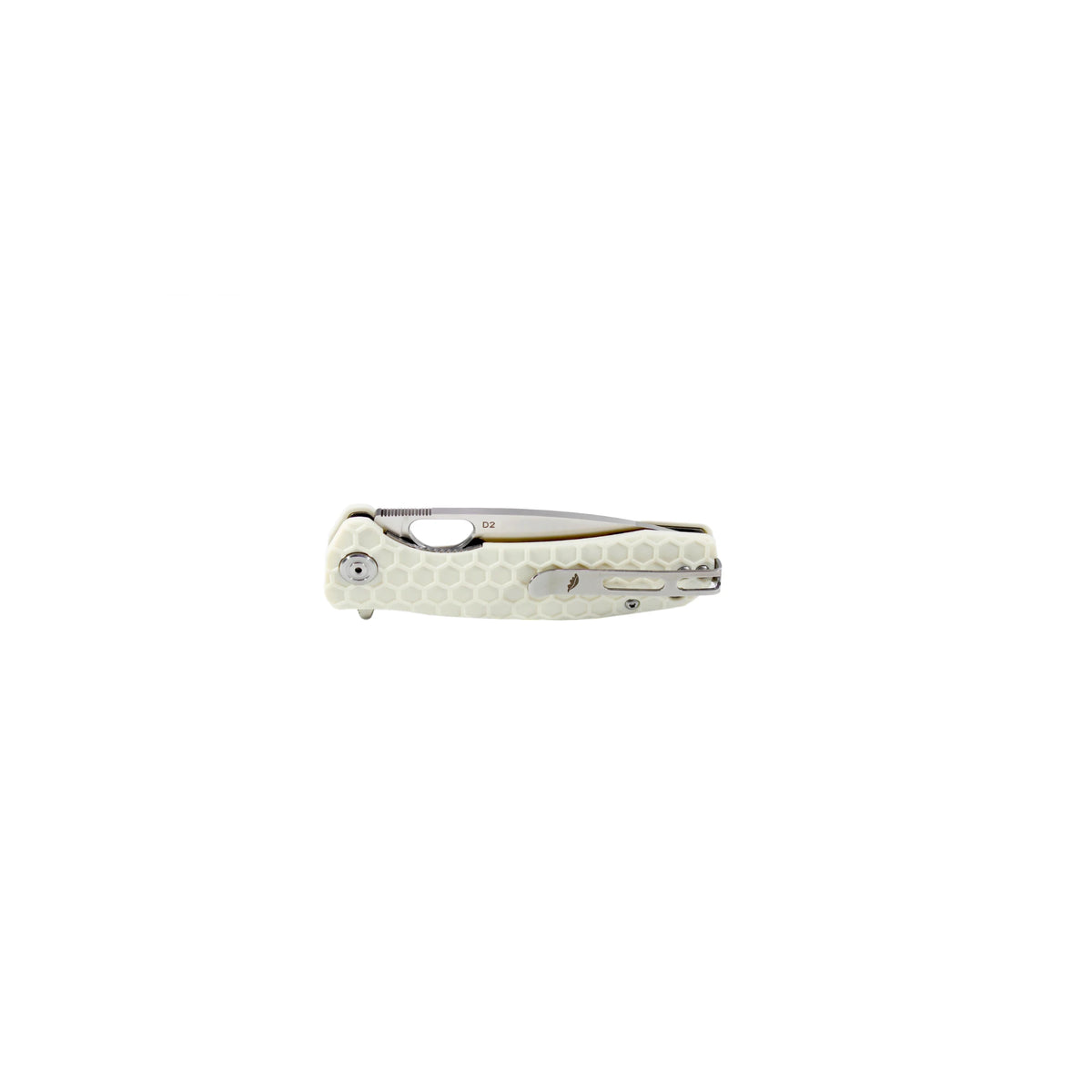 Honey Badger Flipper D2 - Small (No Choil) - White