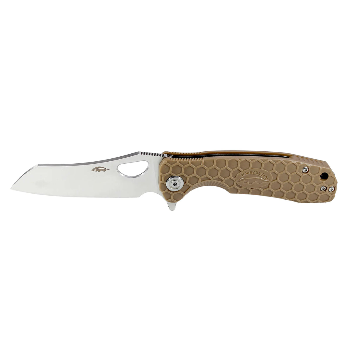 Honey Badger Wharncleaver 8Cr13MoV - Large - Tan