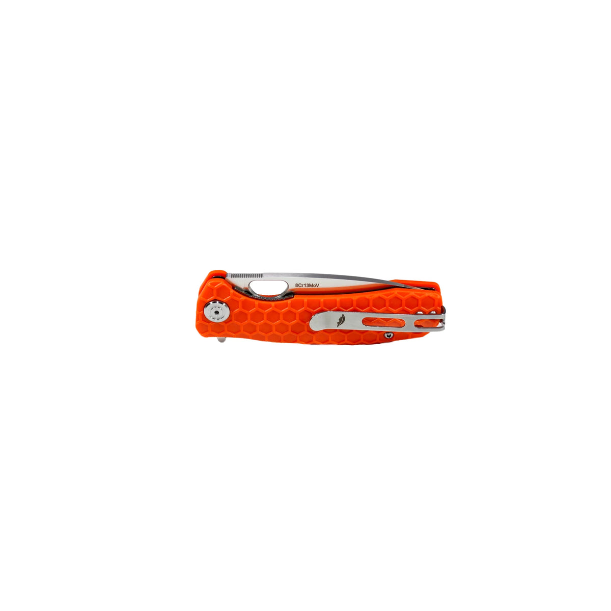 Honey Badger Flipper 8Cr13MoV - Small - Orange