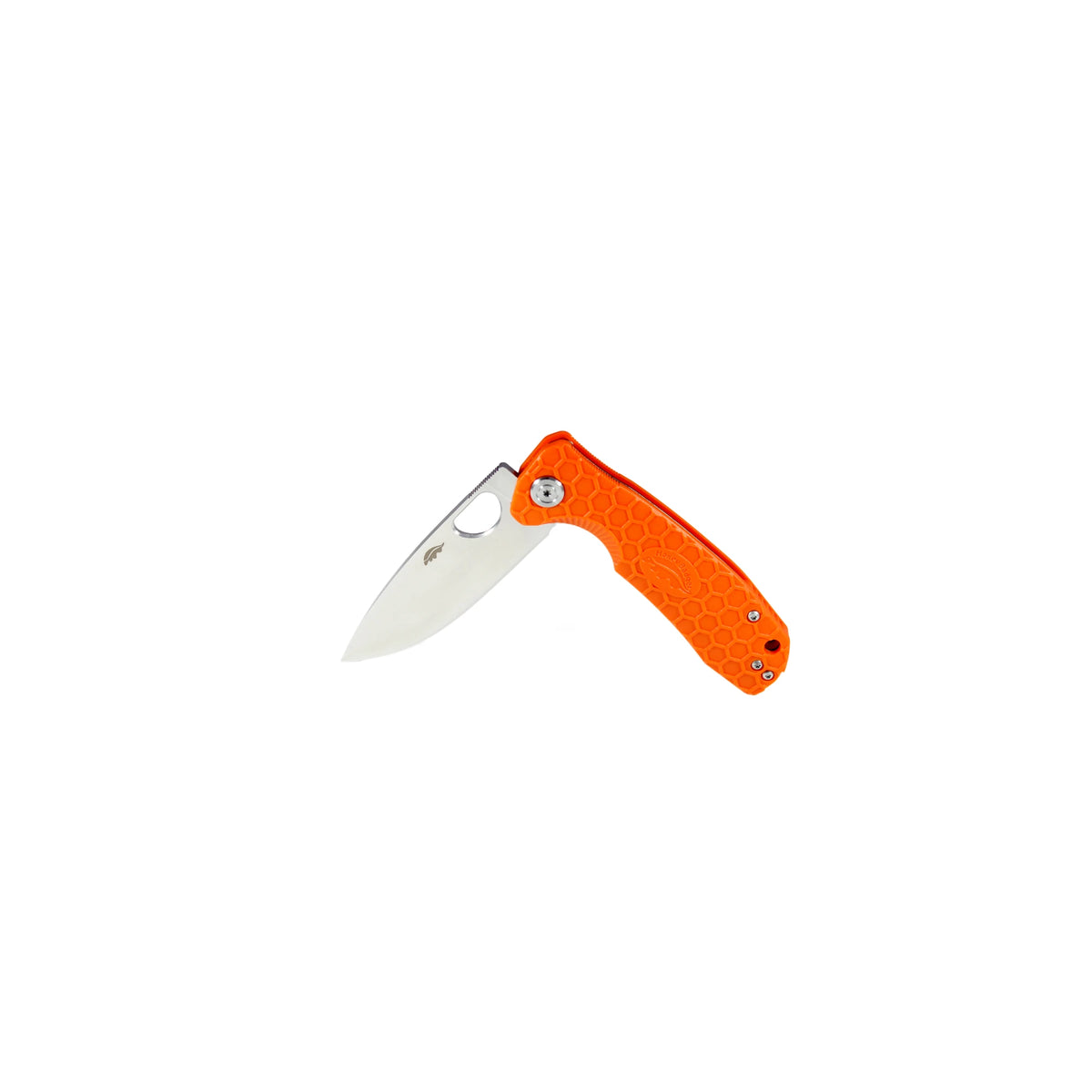 Honey Badger Flipper D2 - Small (No Choil) - Orange