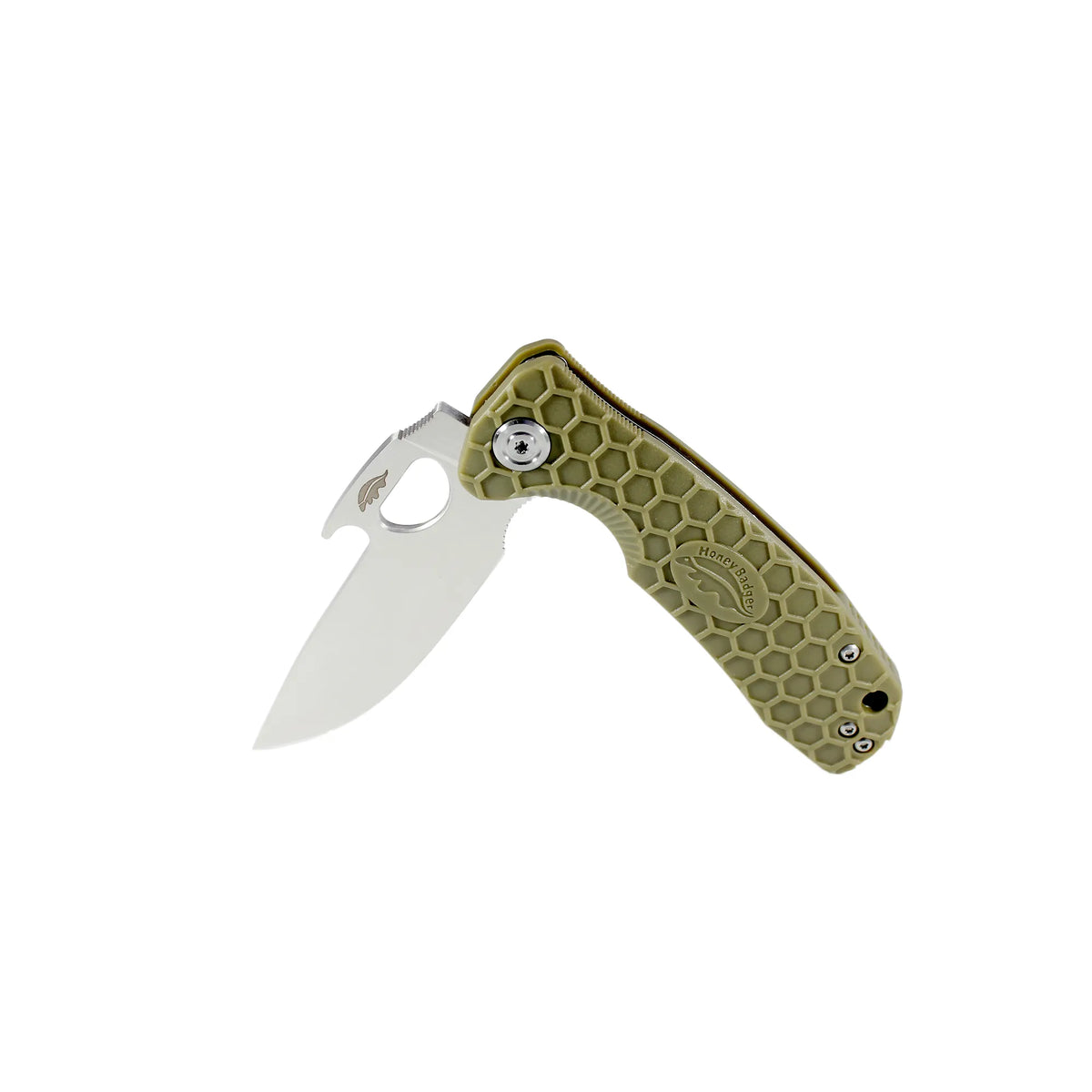 Honey Badger Opener 8Cr13MoV - Large - Green