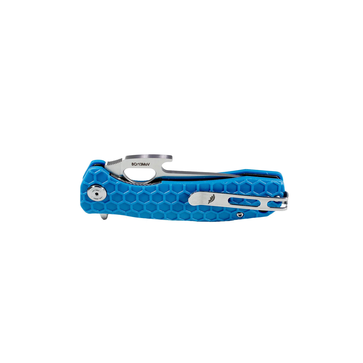 Honey Badger Opener 8Cr13MoV - Large - Blue