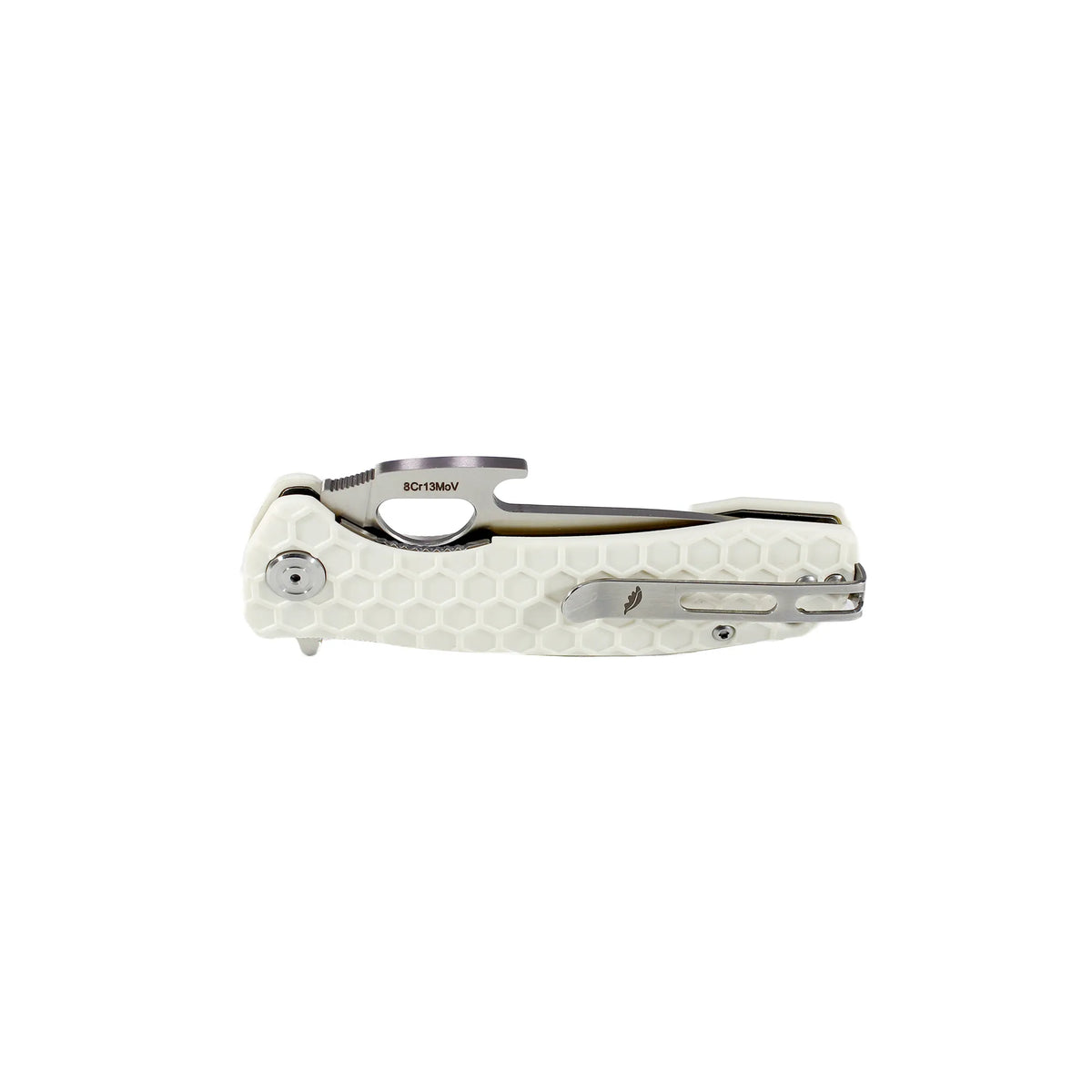 Honey Badger Opener 8Cr13MoV - Large - White