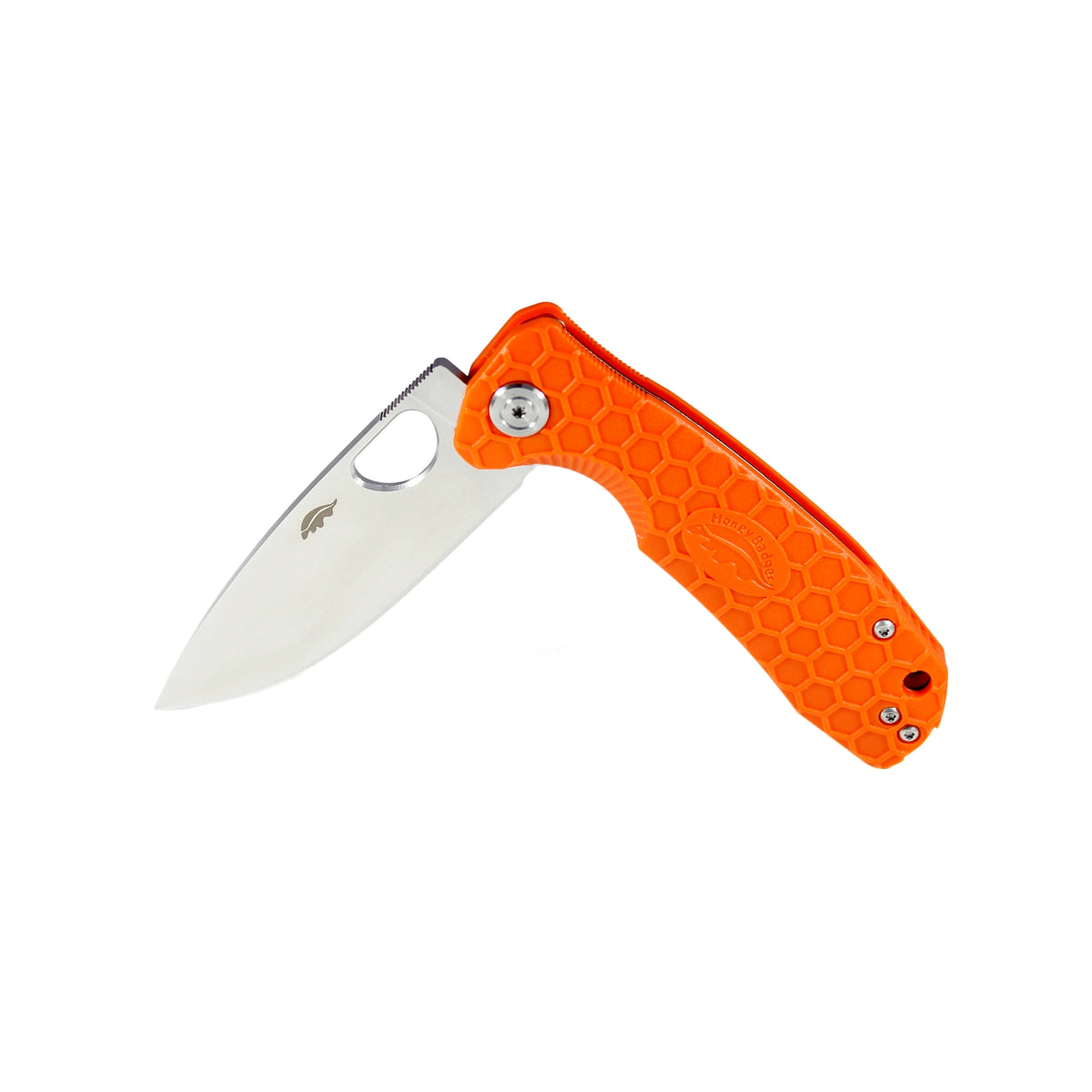 Honey Badger Flipper D2 - Medium (No Choil) - Orange