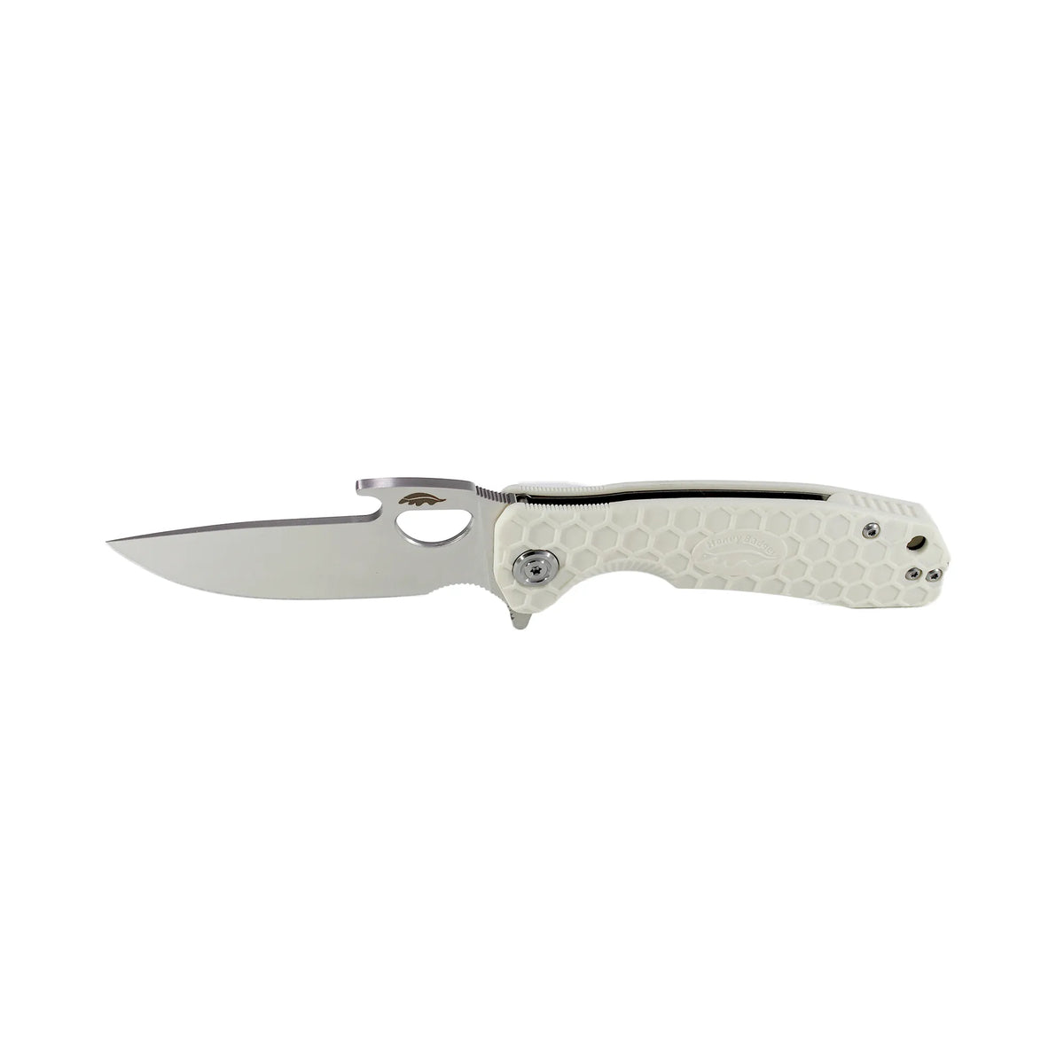 Honey Badger Opener 8Cr13MoV - Small - White
