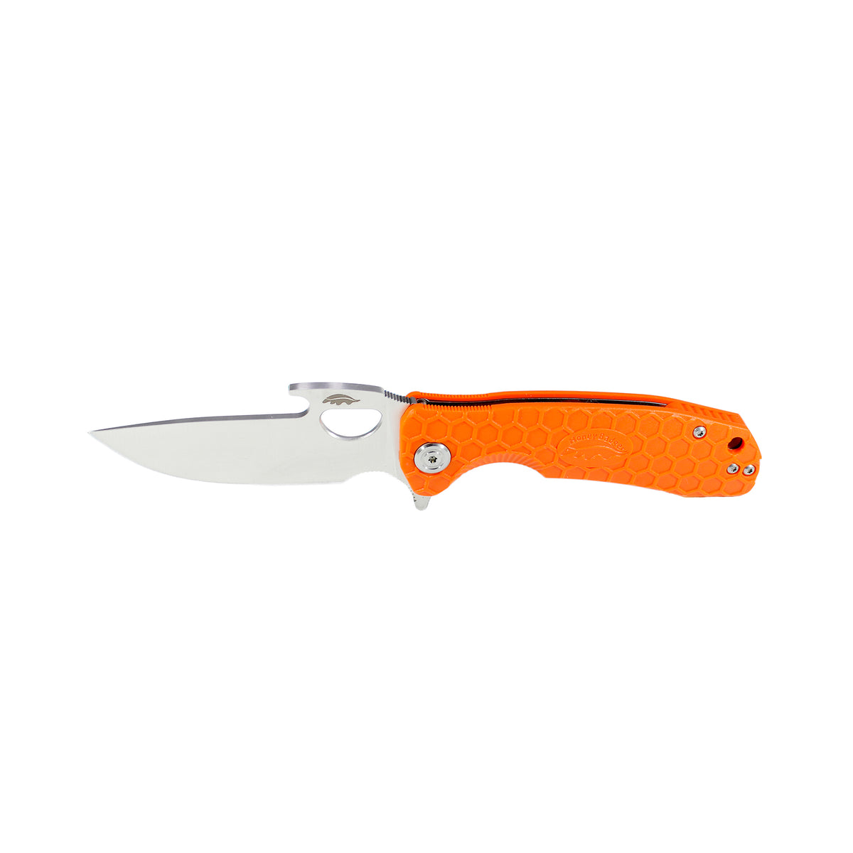 Honey Badger Opener 8Cr13MoV - Small - Orange