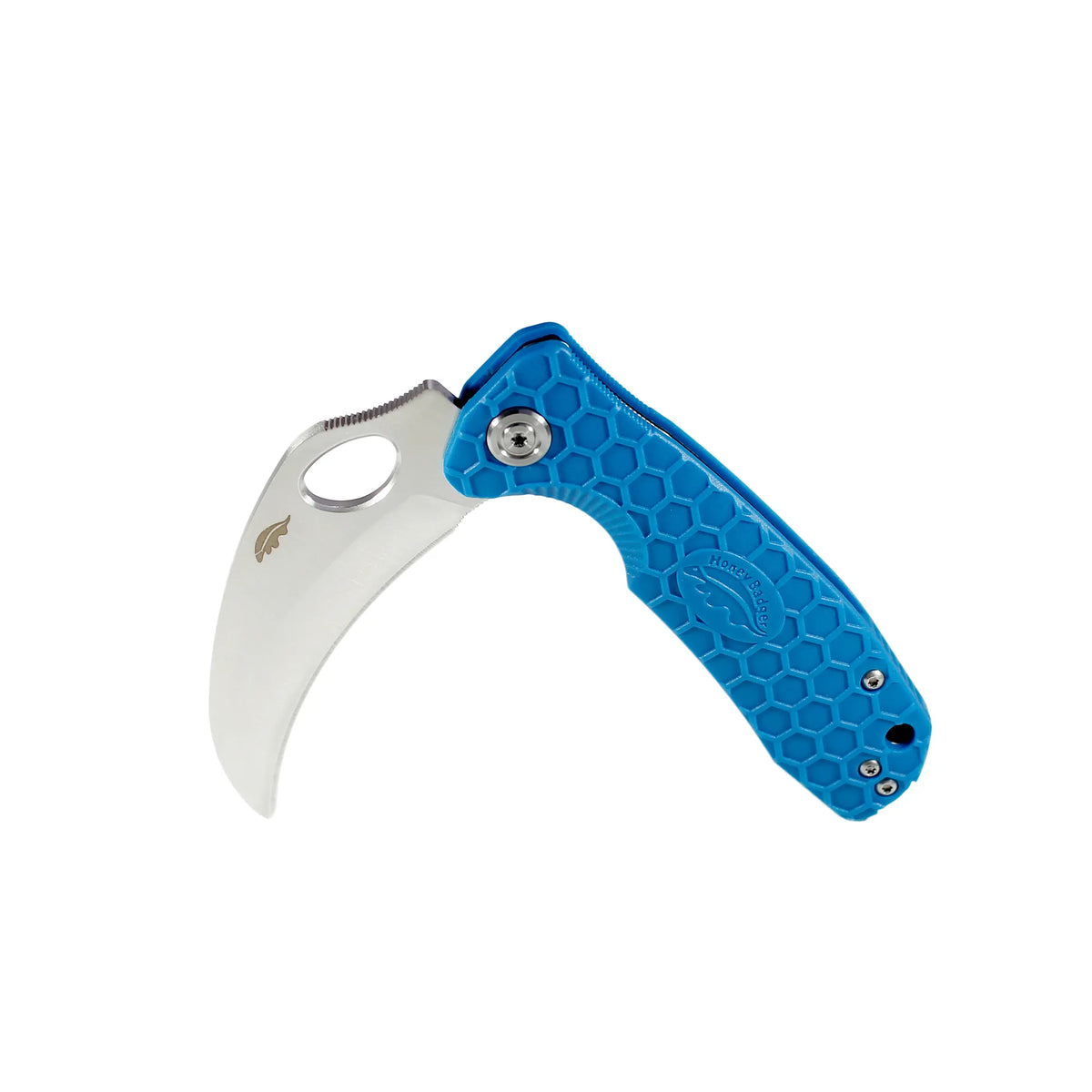 Honey Badger Claw Plain 8Cr13MoV - Large - Blue