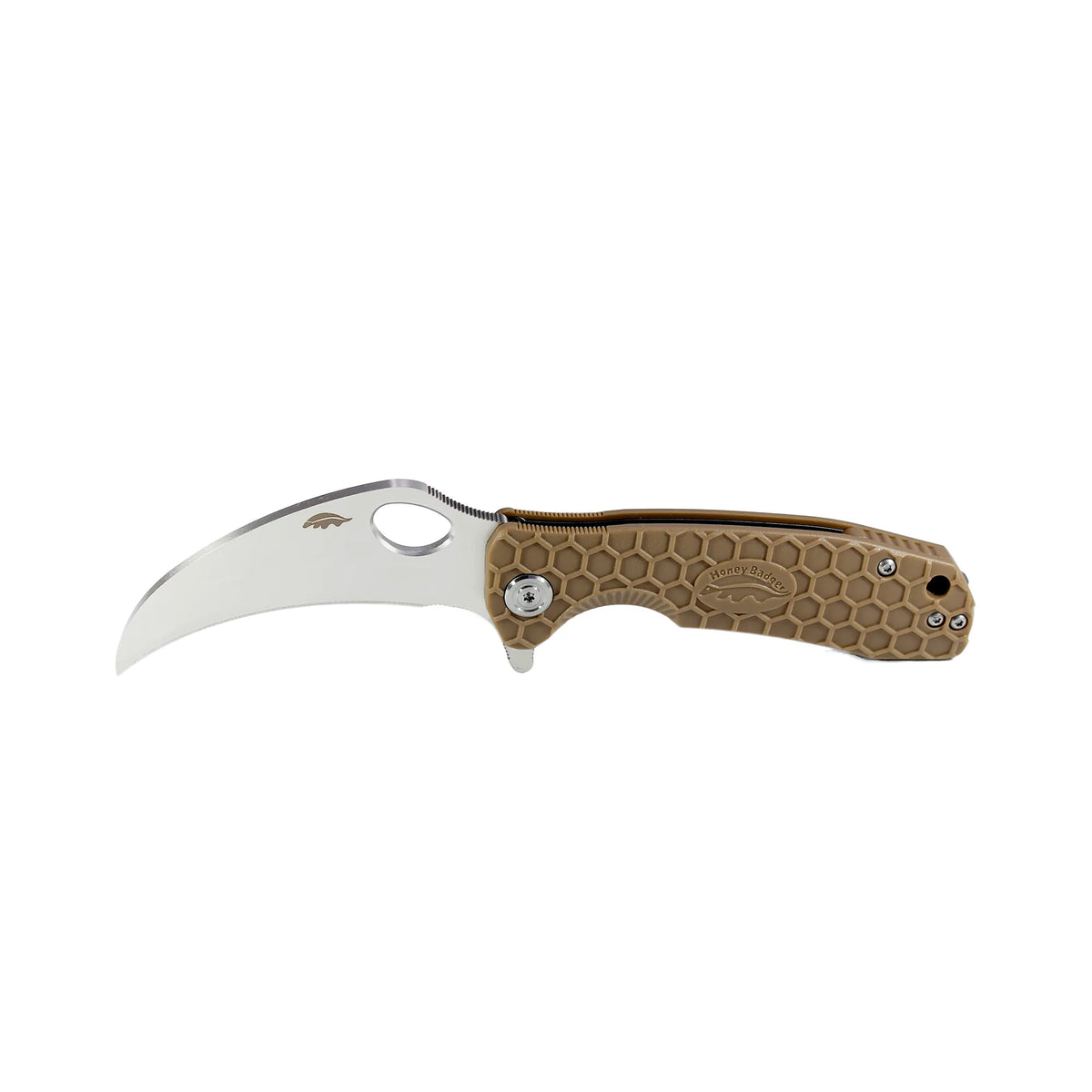 Honey Badger Claw Plain 8Cr13MoV - Small - Tan