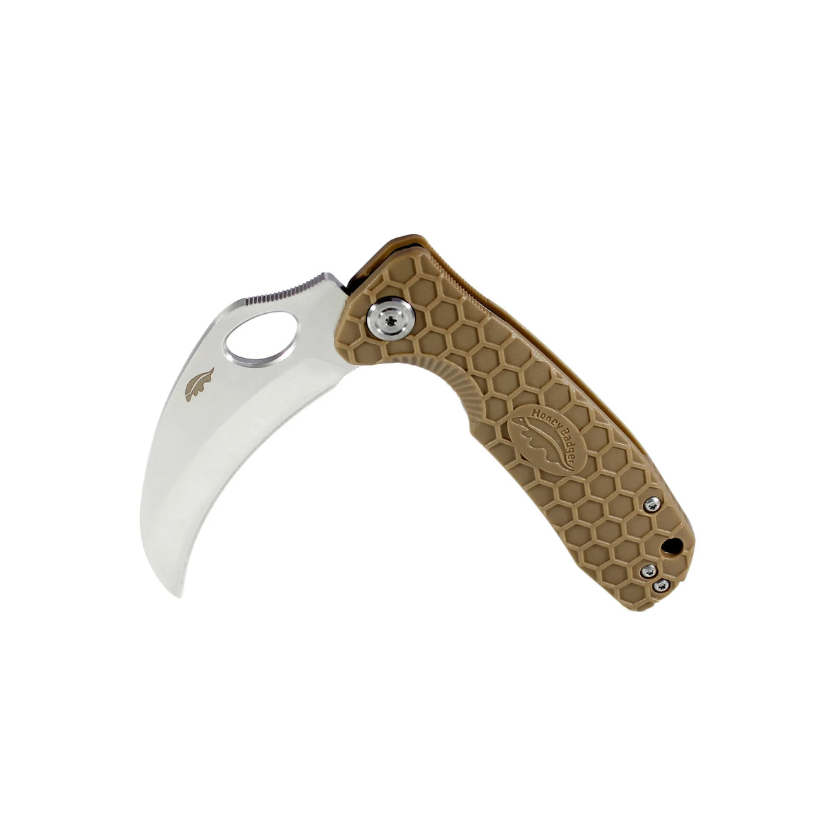 Honey Badger Claw Plain 8Cr13MoV - Small - Tan