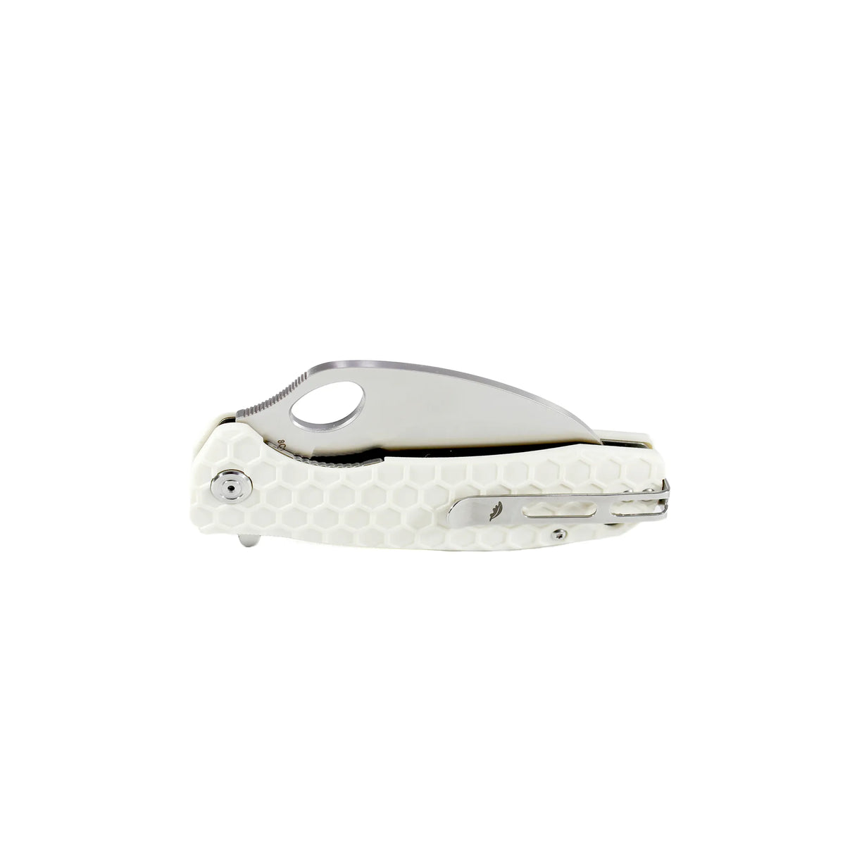 Honey Badger Claw Serrated 8Cr13MoV - Large - White