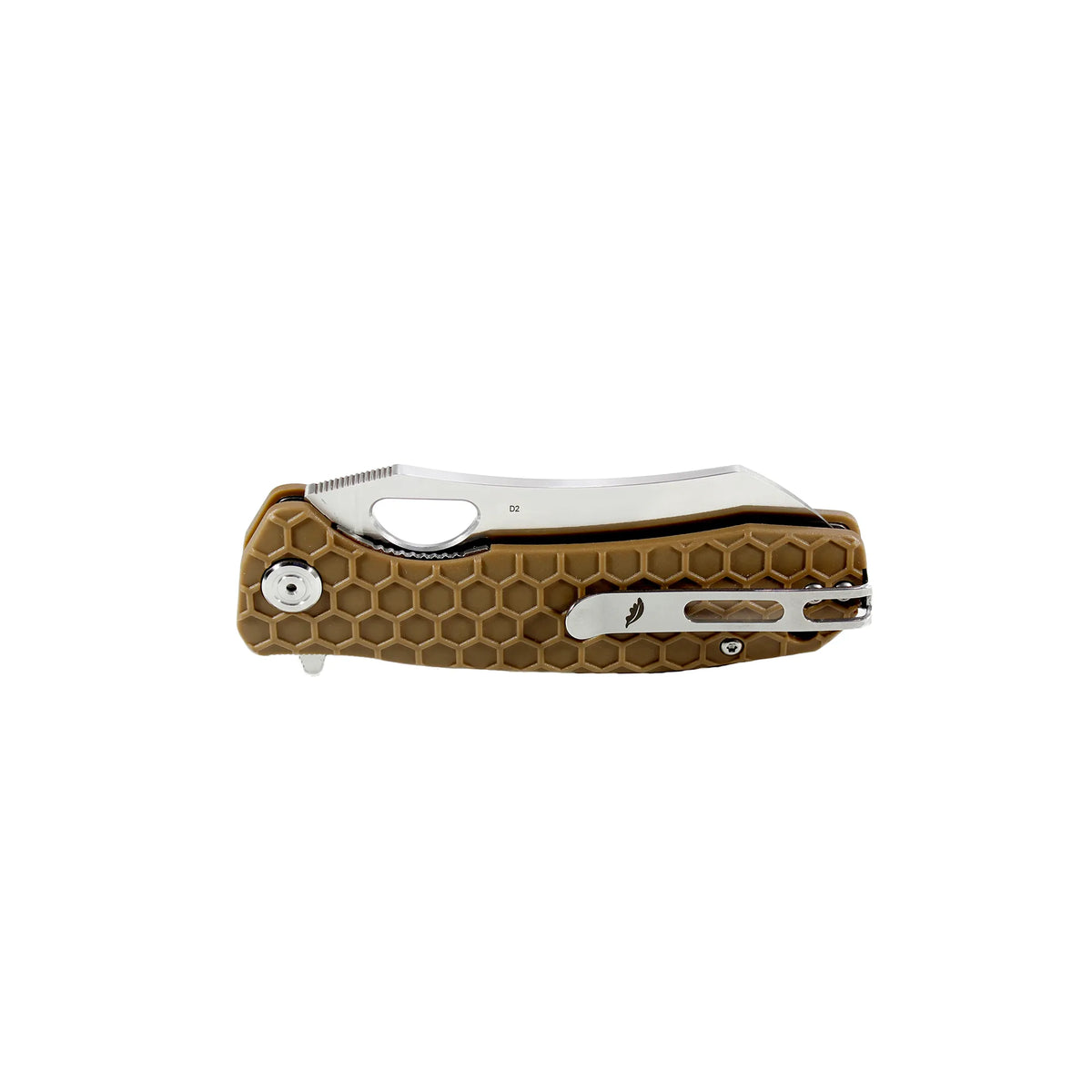 Honey Badger Wharncleaver D2 - Small (No Choil) - Tan