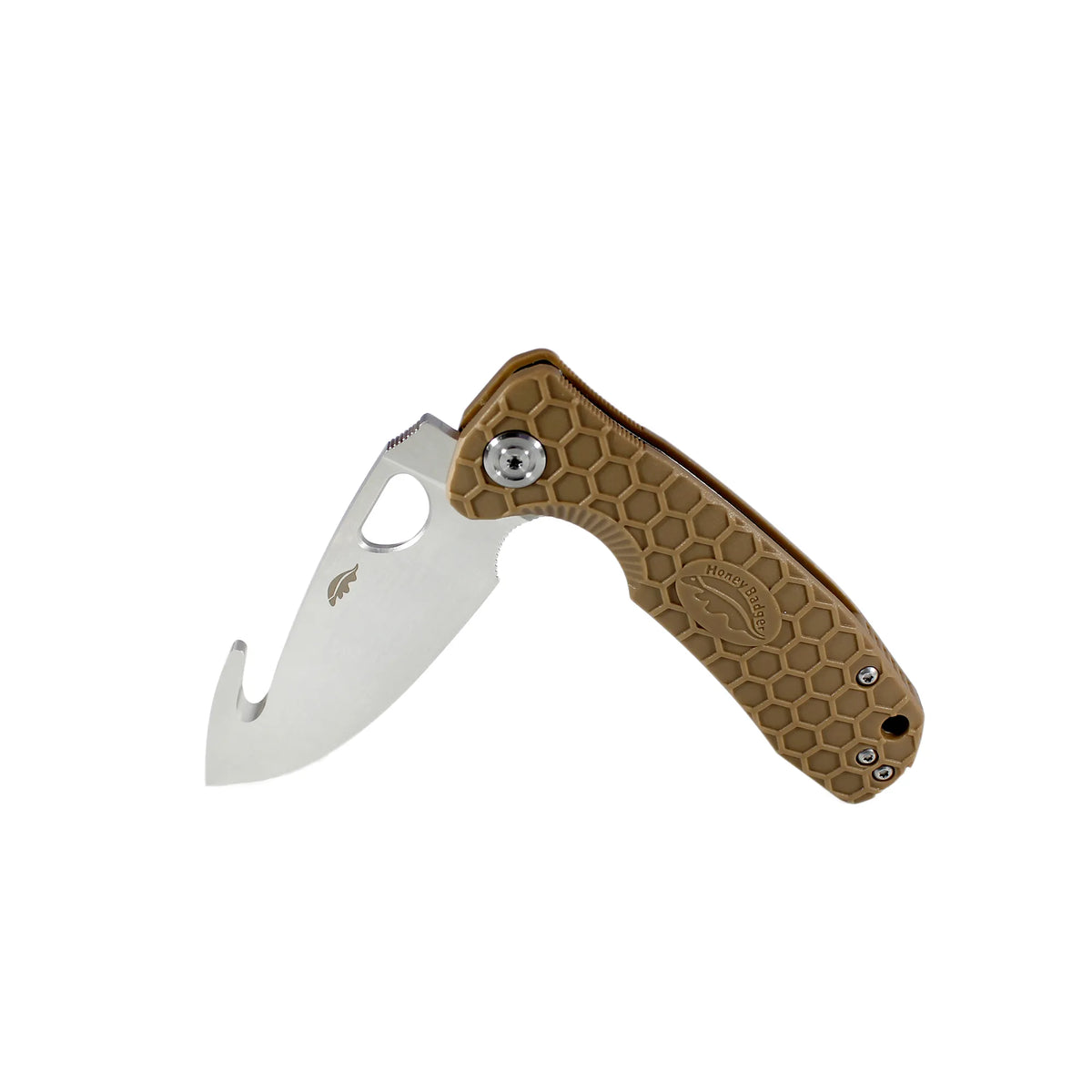 Honey Badger Hook 8Cr13MoV - Medium - Tan