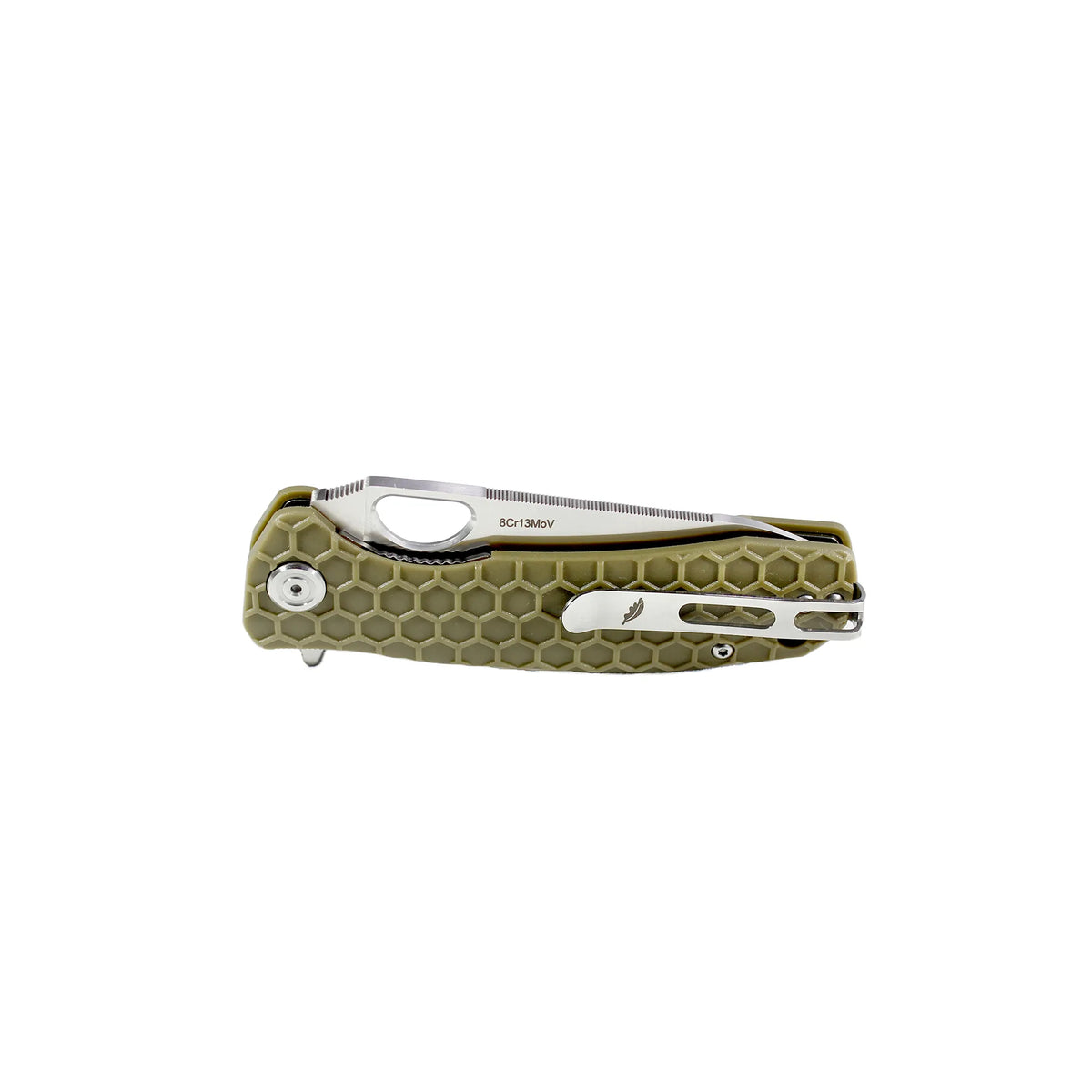 Honey Badger Leaf 8Cr13MoV - Medium - Green