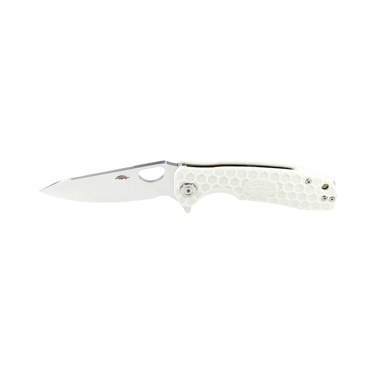 Honey Badger Leaf 8Cr13MoV - Small - White