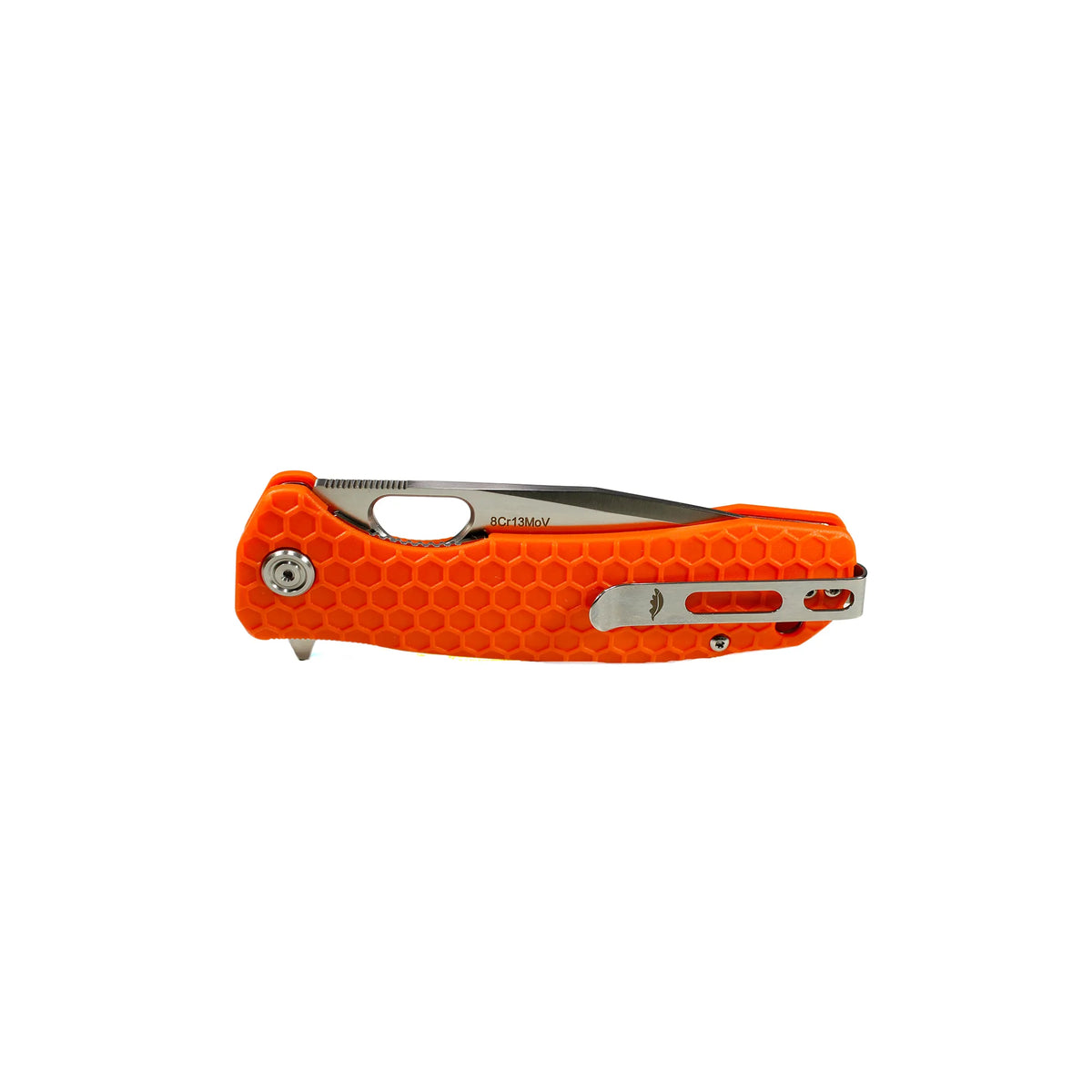 Honey Badger Tanto 8Cr13MoV - Medium - Orange