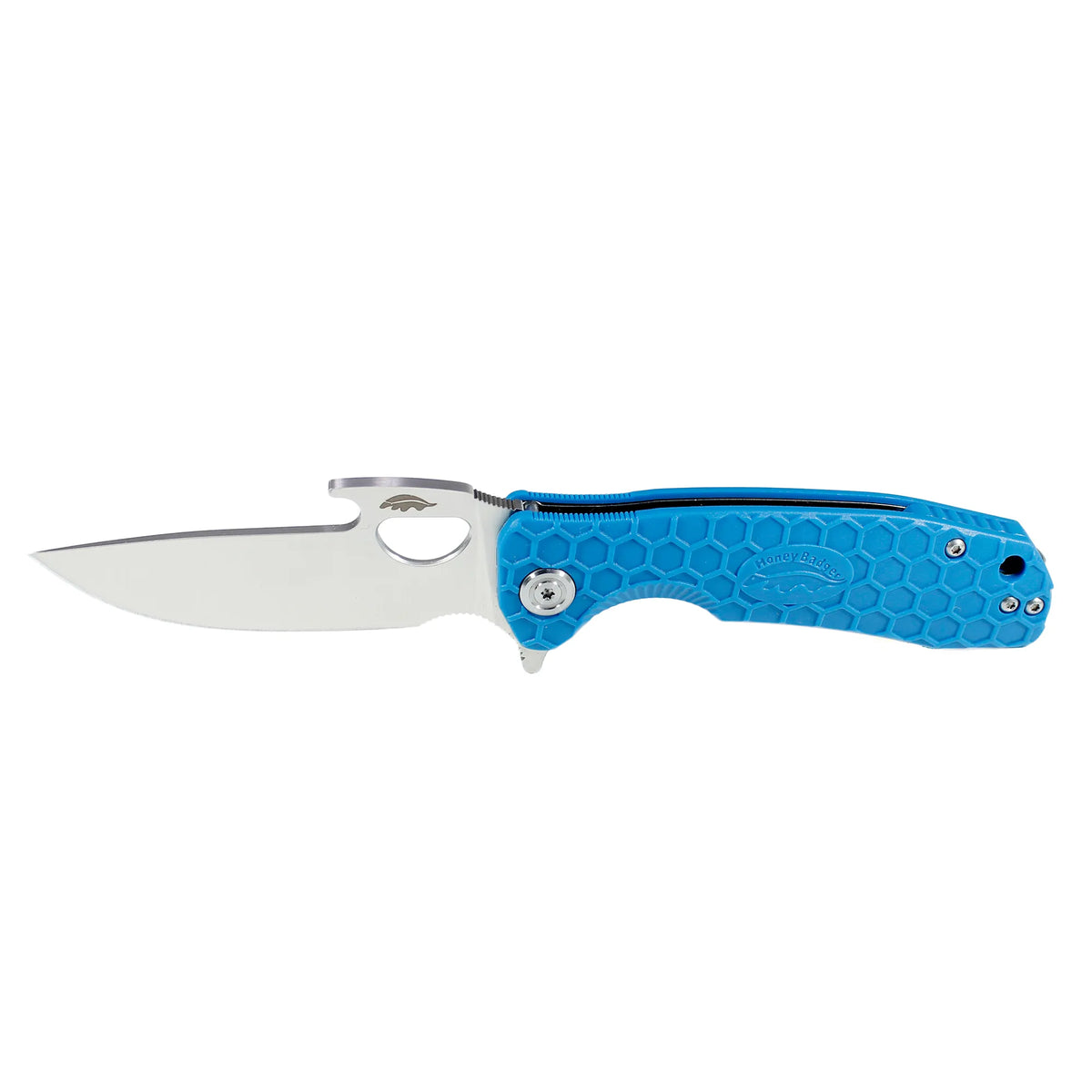 Honey Badger Opener 14C28N - Large - Blue