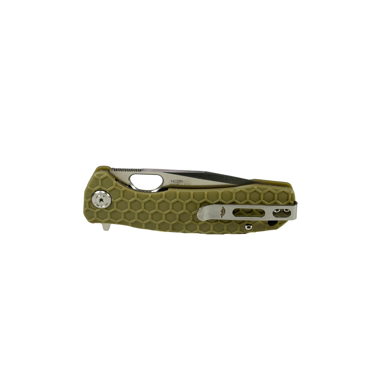 Honey Badger Tanto 14C28N - Medium - Green