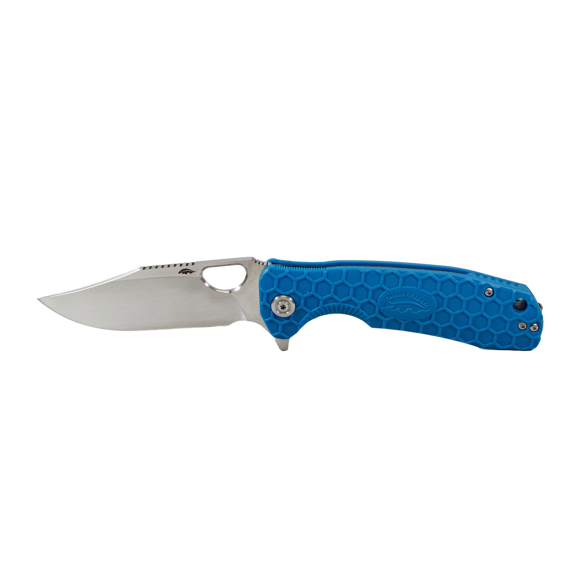 Honey Badger Clip Point 14C28N - Medium - Blue