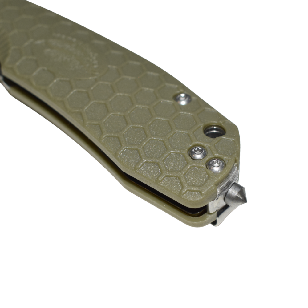 Honey Badger Glass-Breaker Back Spacer Replacement Tool | Liner Lock - Stainless Steel, Medium