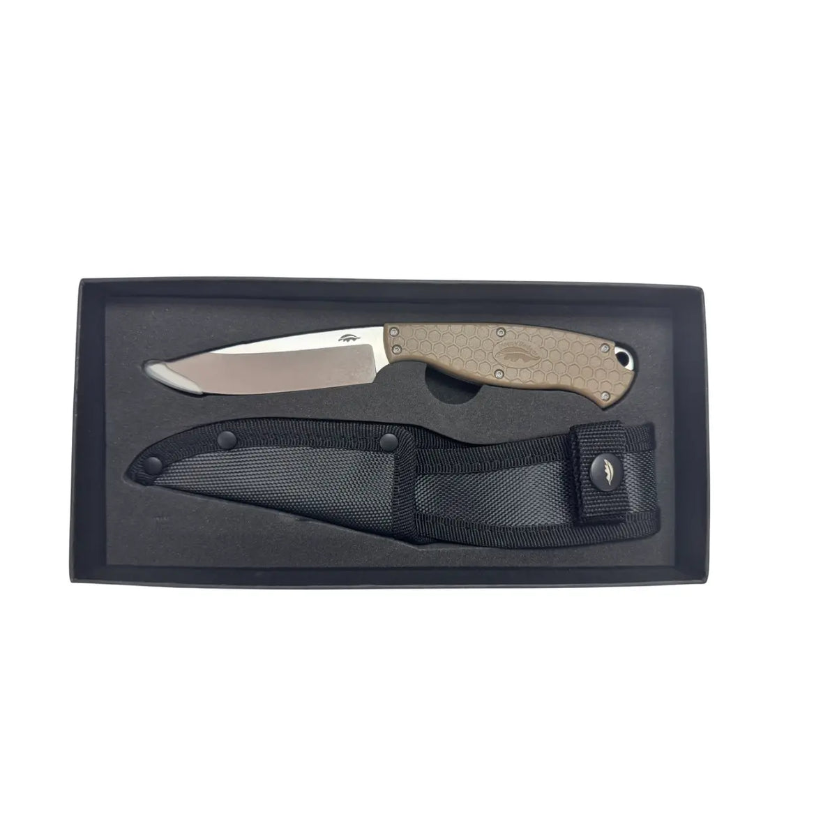 Honey Badger Outfitter 8Cr13MoV - Nylon Sheath - Tan