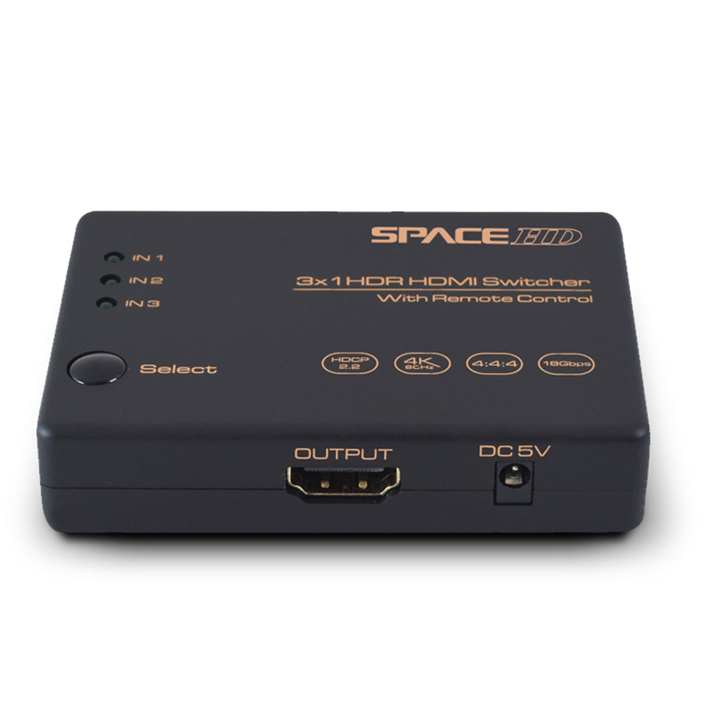 HDMI 3 Port Switcher with IR Remote