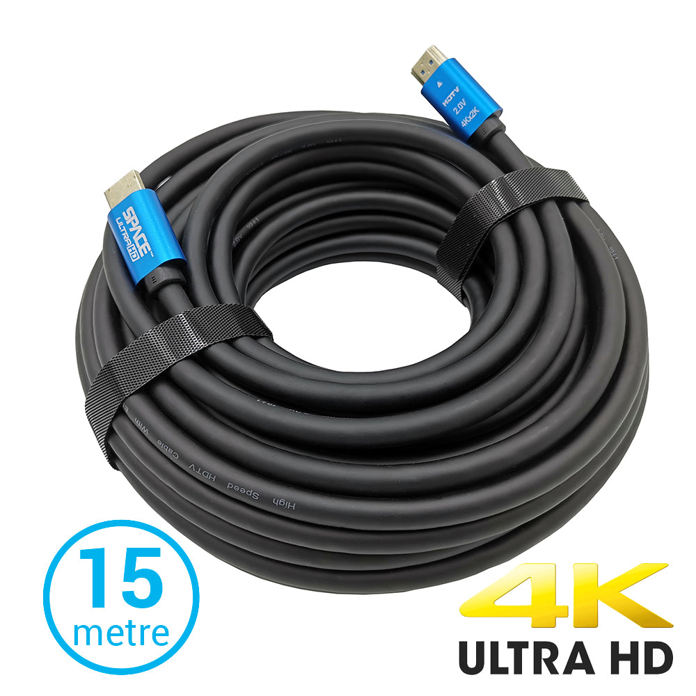 4K HDMI Cable with Ethernet ver2.0 60Hz – 15m (HDM15E-4K)