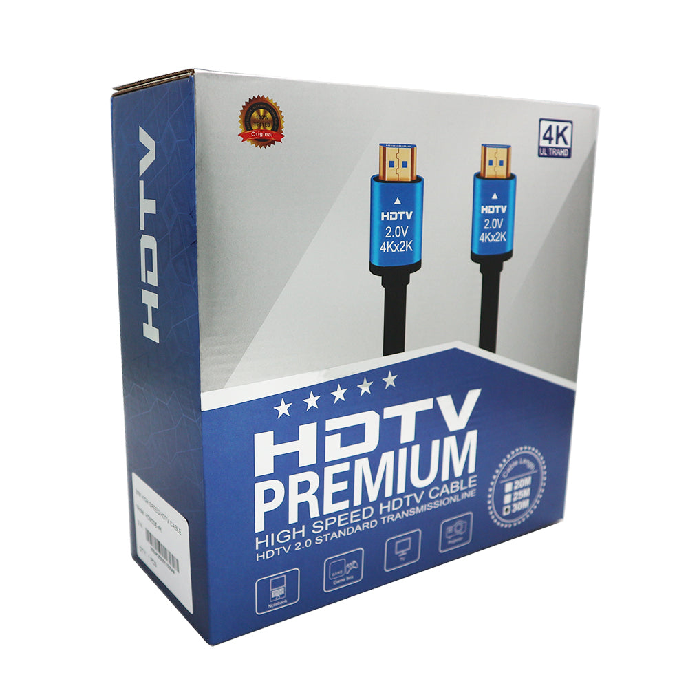 4K HDMI Cable with Ethernet ver2.0 60Hz – 30m (HDM30E-4K)