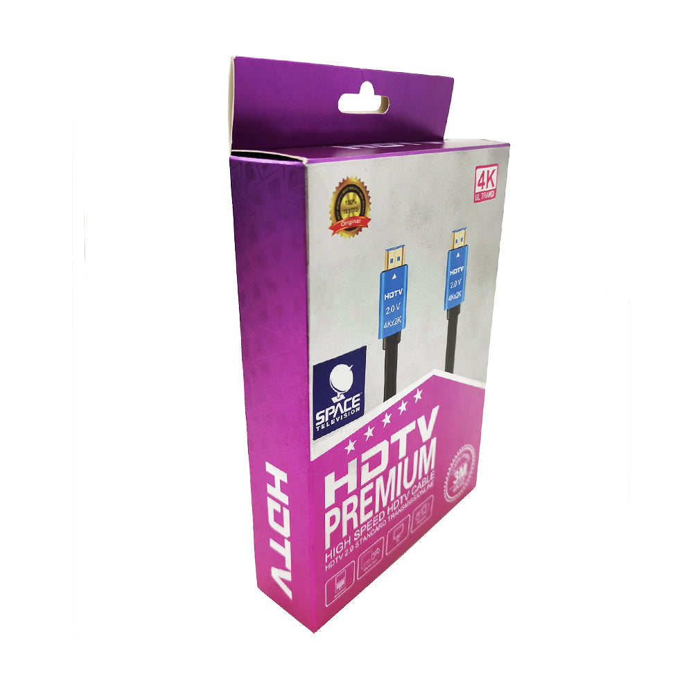 4K HDMI Cable with Ethernet ver2.0 60Hz – 3m (HDM3E-4K)