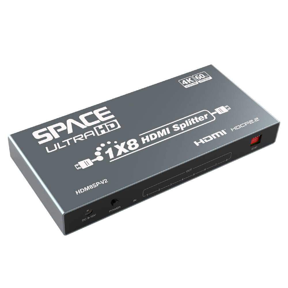 Space UltraHD 4K HDMI 8 Way Splitter – HDM8SP-V2