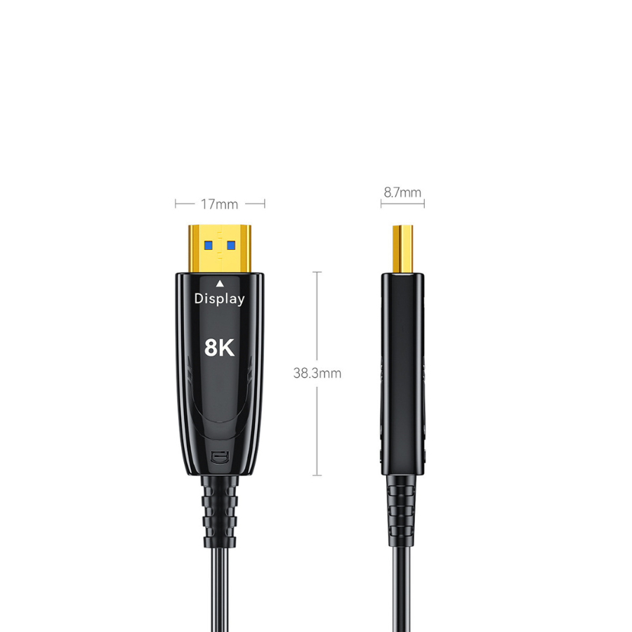 DTECH 8K Optical Fiber HDMI Cable – 50m