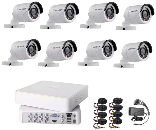 Hikvision 8 Channel 720P Diy Complete Surveillance Kit