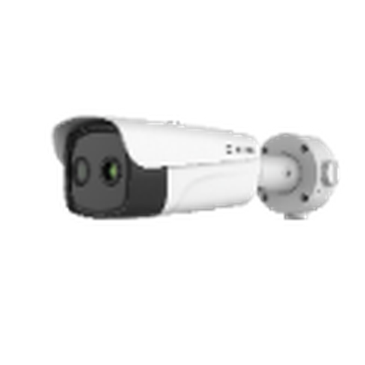 Dual lens thermal bullet, 35mm thermal lens,  12mm optical lens,100m IR,  12VDC/24VAC/POE