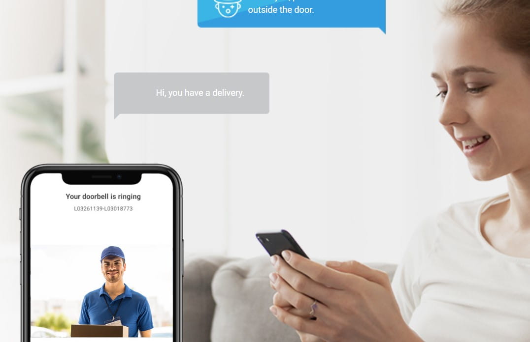 EZVIZ HP5 2MP Smart Home Video Door phone Remote Door/Gate Unlock system