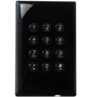 Impro MJK: Impro 12-digit multi-discipline junction box keypad reader (MJK) with buzzer, ABS enclosure, tri-coloured LED and backlighting