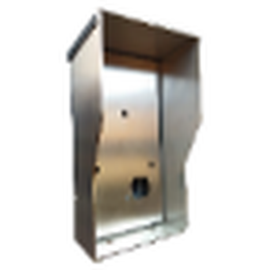 Stainless steel rainshield for DS-K1T342 series terminals