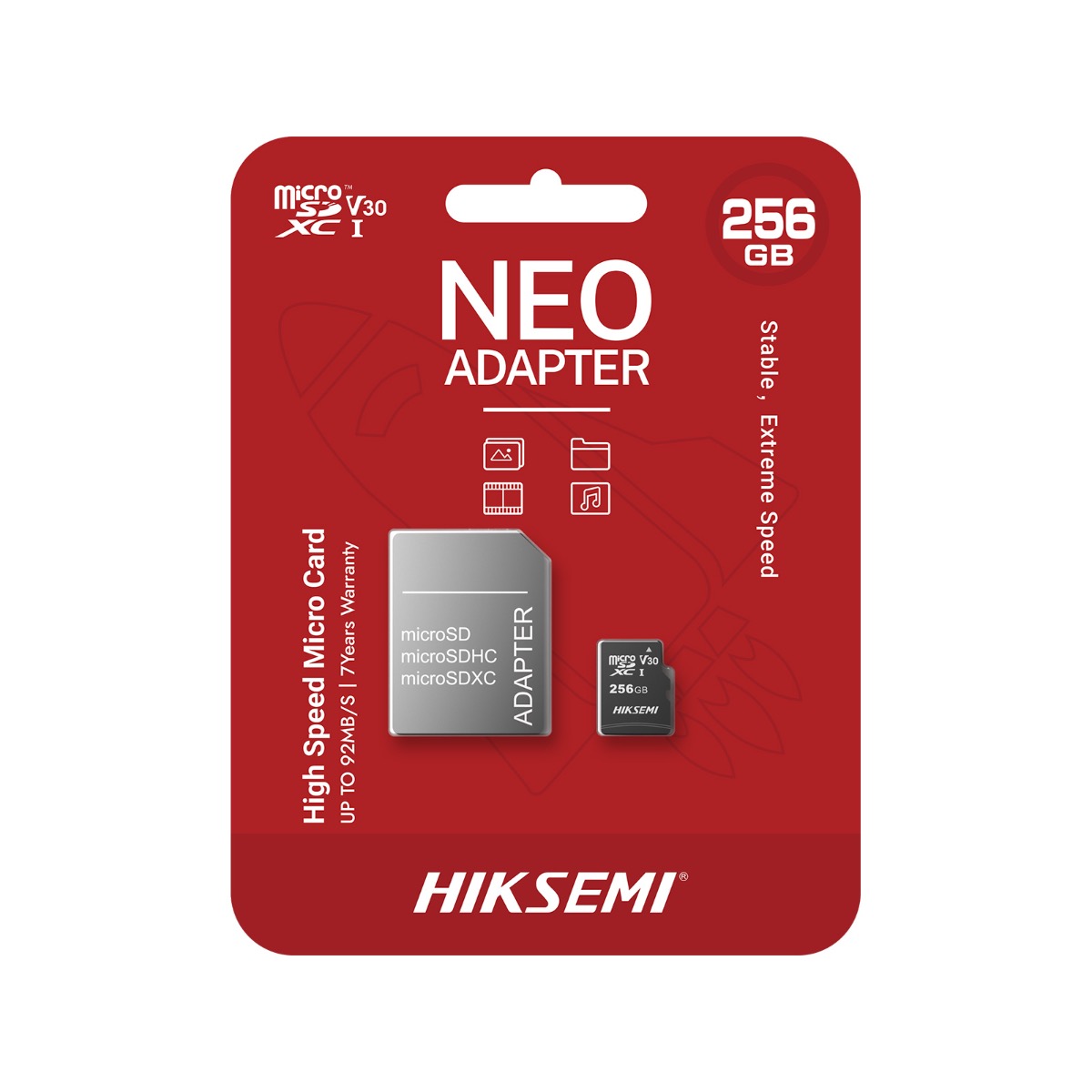 Hiksemi Neo Home 256GB Class 10 MicroSDXC Card with Adapter - Guards On Duty Shop & Security Guards