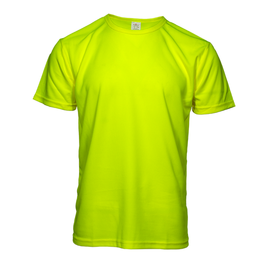 Pinnacle Lime HiViz T-Shirt 120g Micromesh (S – 3XL) (Pack of 3)