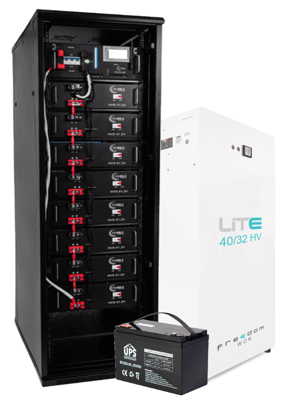 UPS Warehouse Lithium Battery: 12.8V 100AH S 1.28KWH FL (BAT TG12.8-100 LFPO FL)